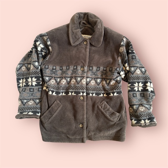 Mulberry Other - Mulberry Street Fuzzy Brown Jacket